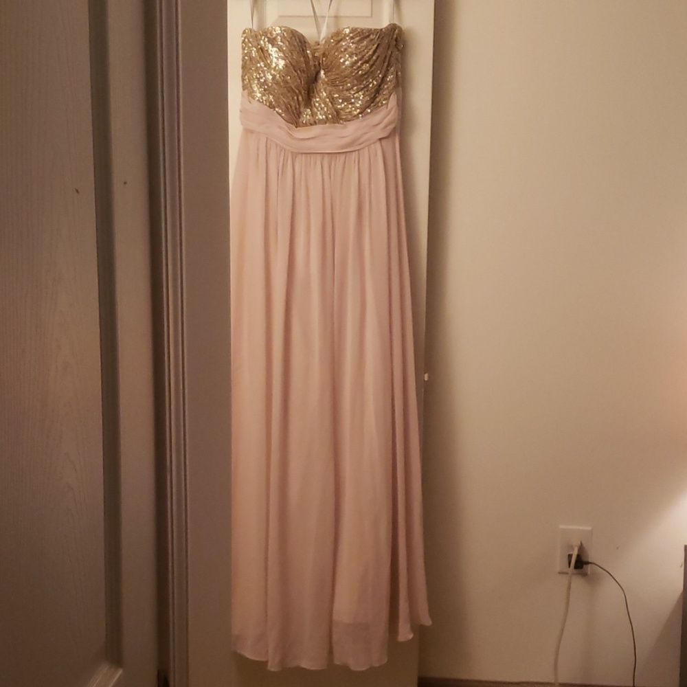 Bill Levkoff Strapless Sequin Dress, size 20